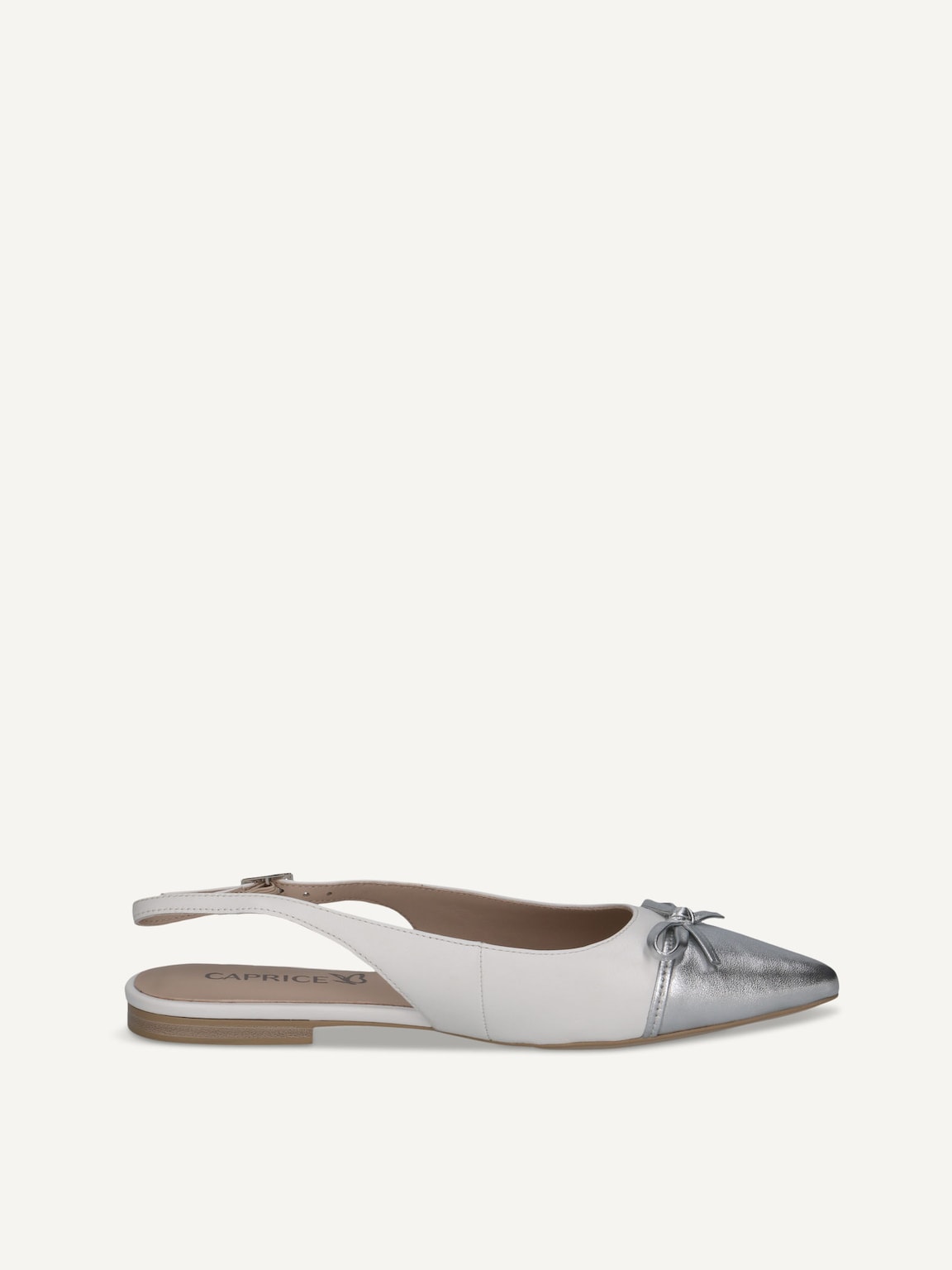 Caprice, Ballerina - white WHITE/SILVER, image 4 of 6