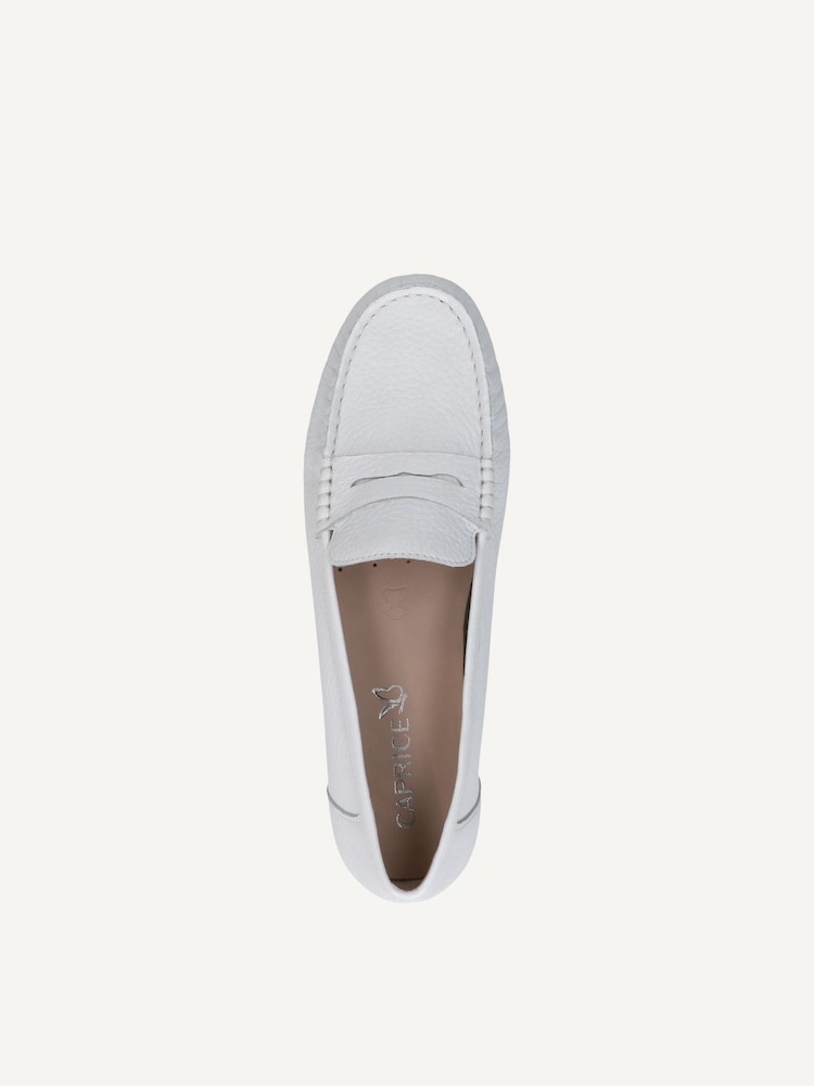 Caprice, Mocassin en cuir - blanc WHITE DEER, image 4 sur 5