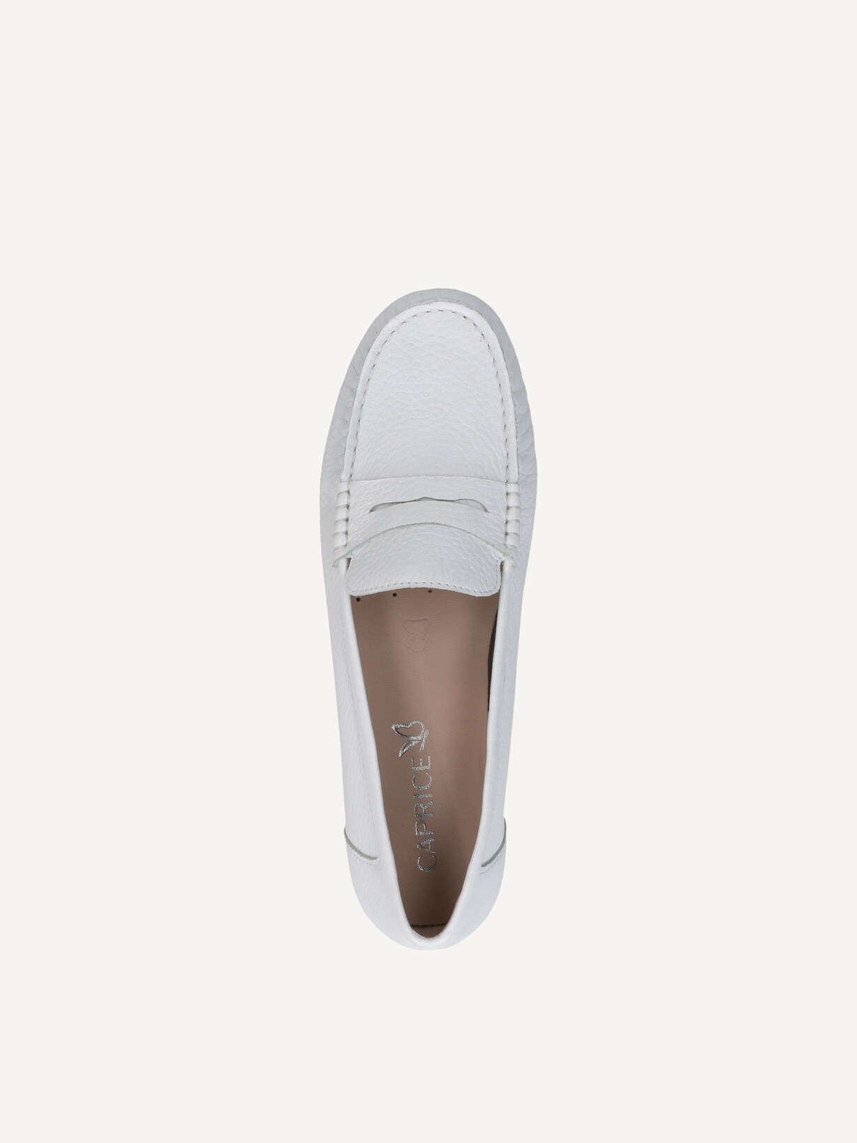 Caprice, Mocassin en cuir - blanc WHITE DEER, image 4 sur 5
