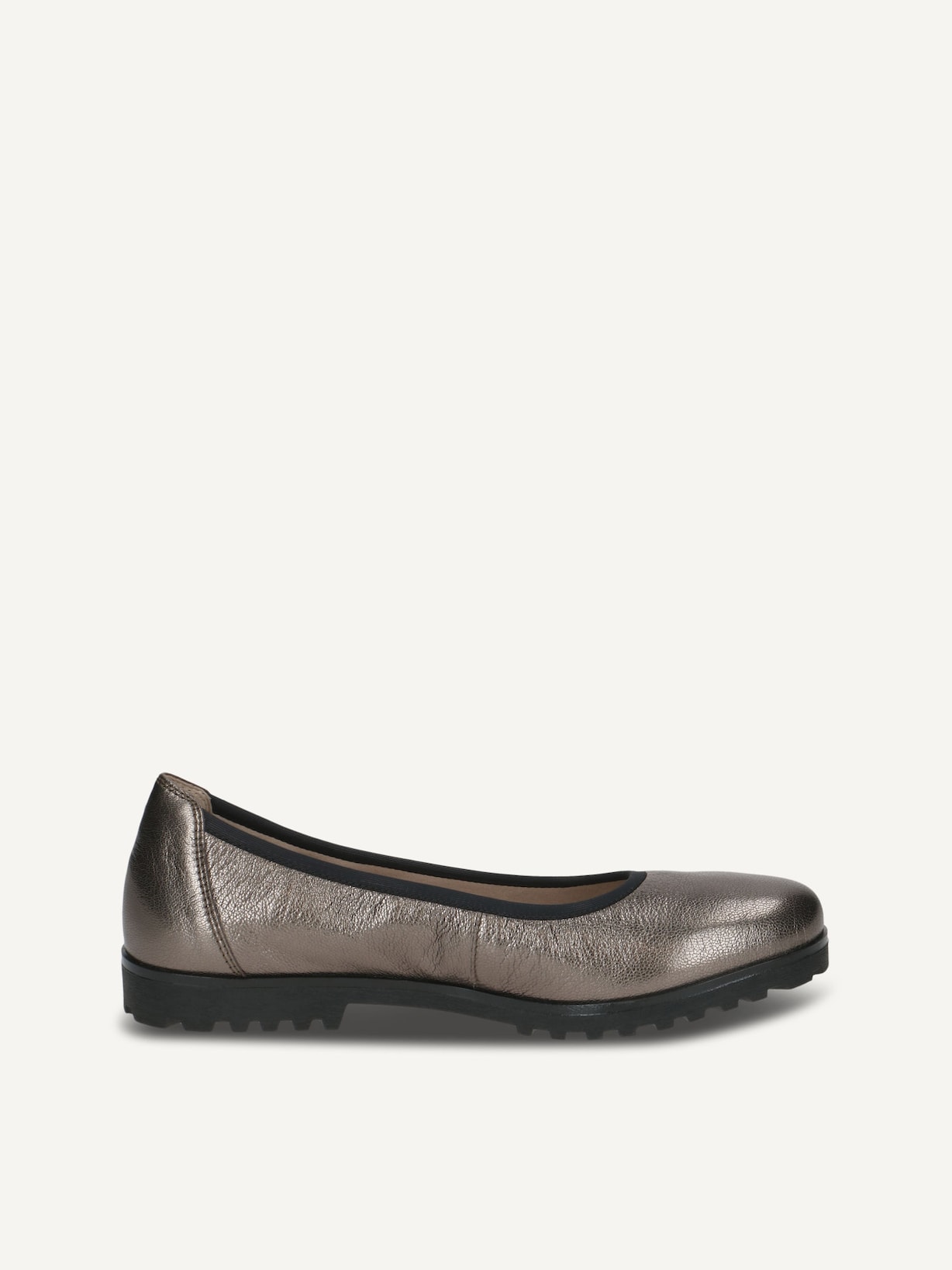 Caprice, Ballerine en cuir - métallique PIOMBO METAL, image 3 sur 5