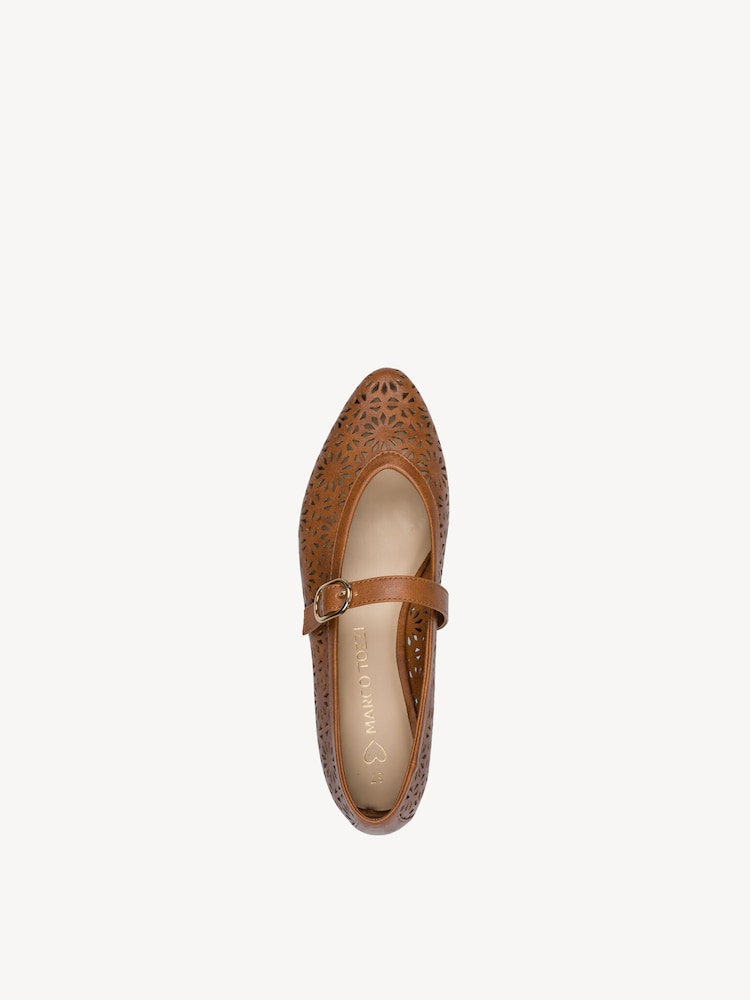 Marco Tozzi, Ballerina - marrone COGNAC, immagine 3 di 6
