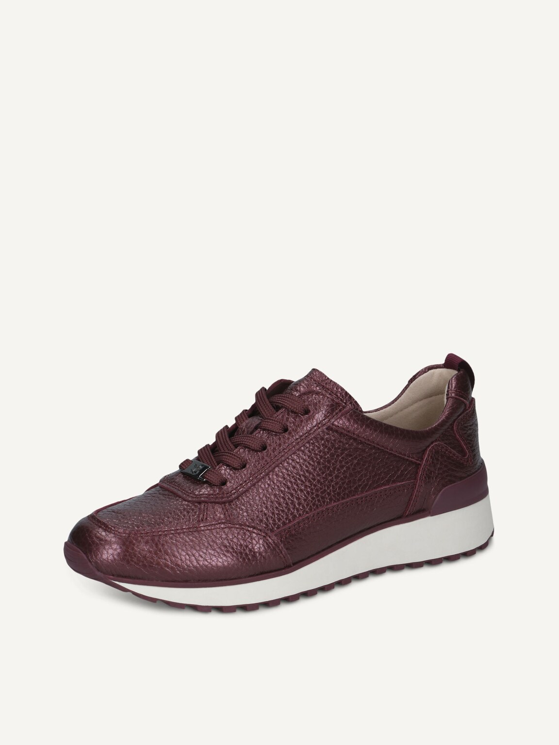 Caprice, Leather Sneaker - red BORD PERL.DEER, image 1 of 5