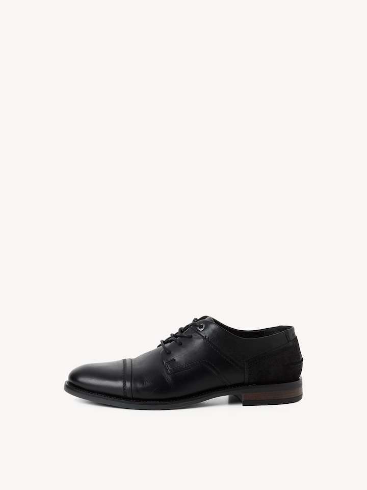 Marco Tozzi, Leather Low shoes - black, BLACK