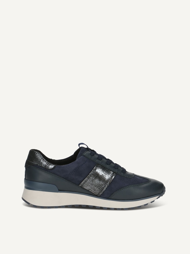 Caprice, Basket en cuir - bleu OCEAN COMB, image 3 sur 5