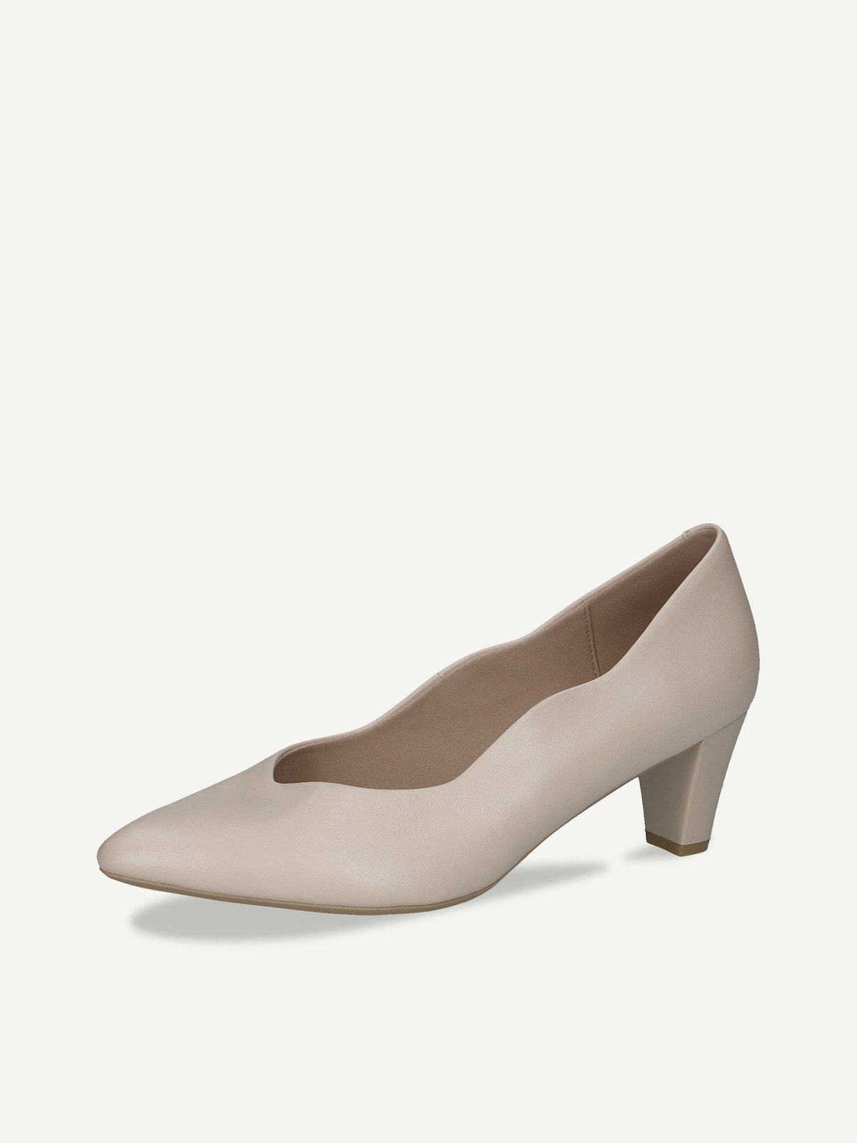 Caprice, Escarpin en cuir - beige CREAM PERLATO, image 4 sur 7