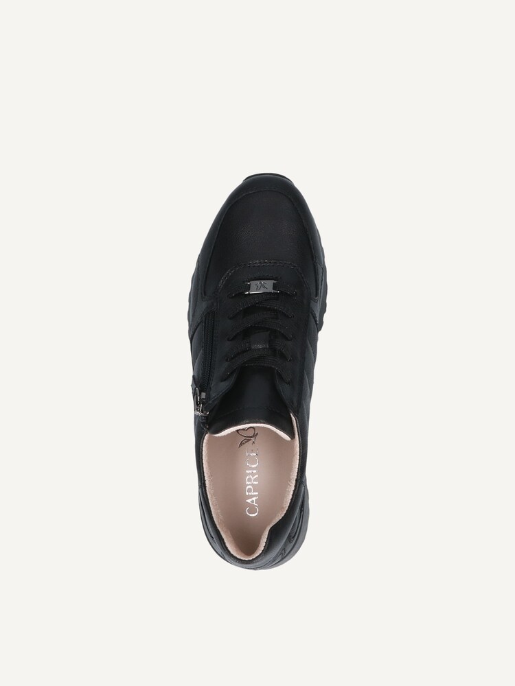 Caprice, Leather Sneaker - black BLACK/BLK SOLE, image 5 of 5