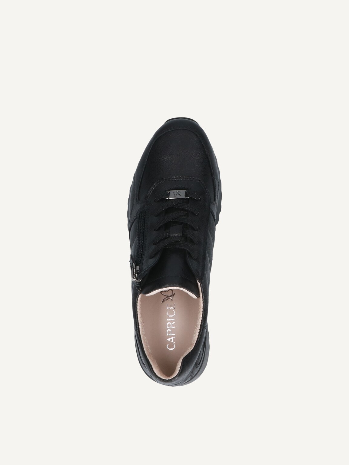 Caprice, Leather Sneaker - black BLACK/BLK SOLE, image 5 of 5