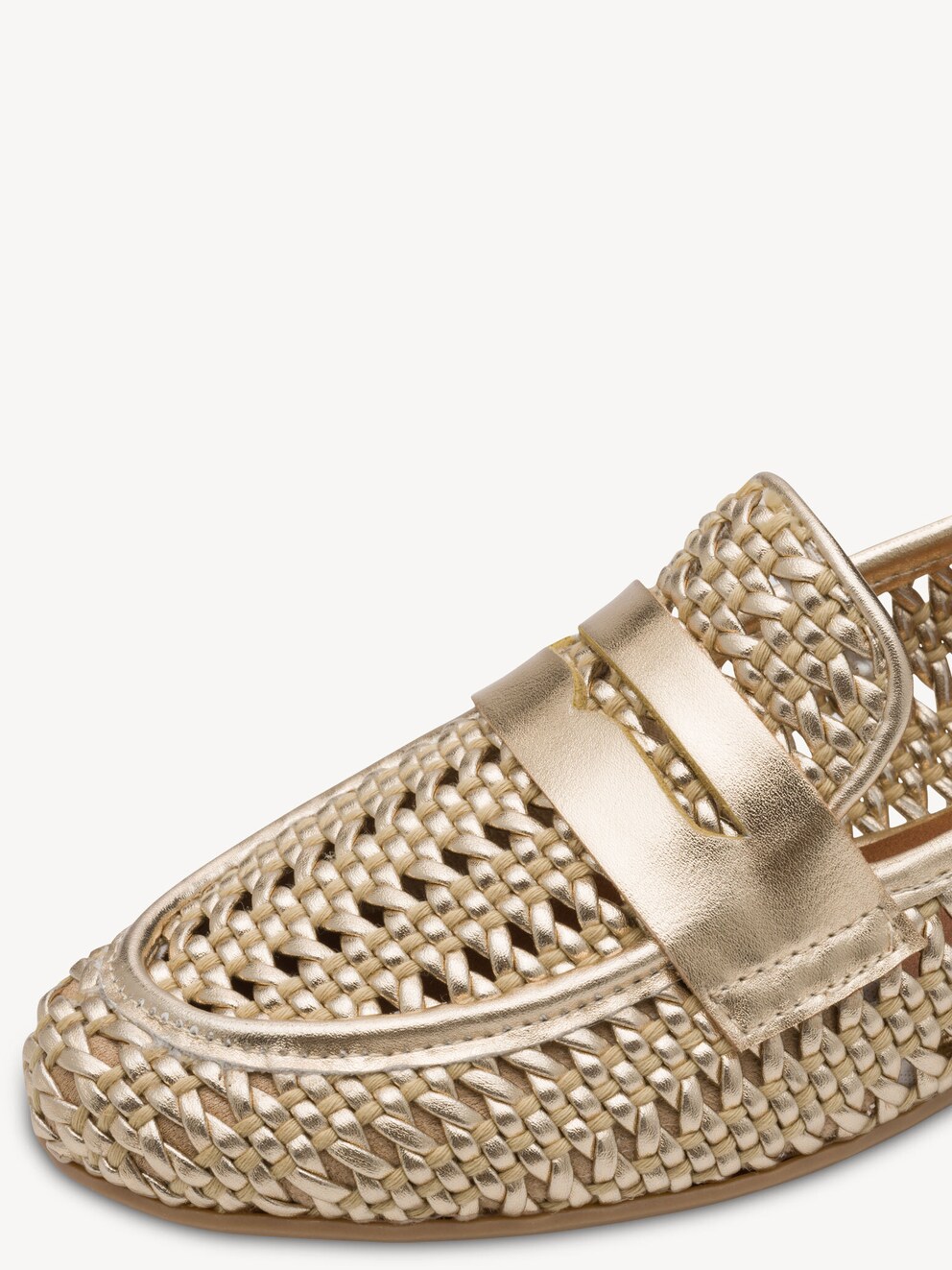 Marco Tozzi, Slipper - metallic GOLD, image 4 of 6