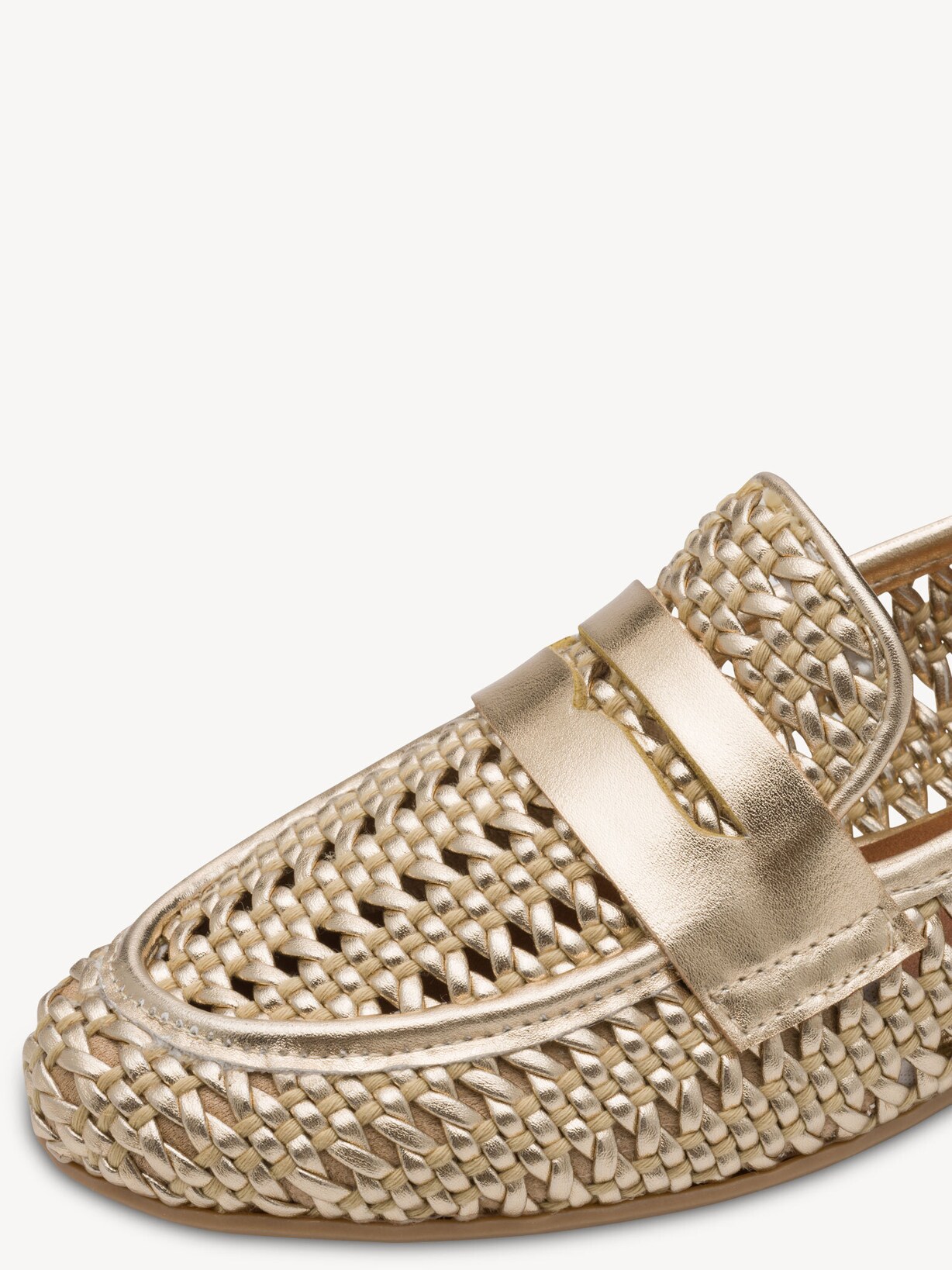 Marco Tozzi, Slipper - metallic GOLD, image 4 of 6