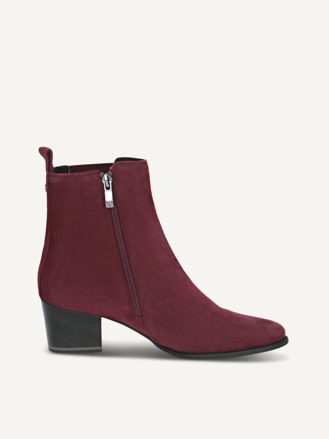 Caprice, Bootie - red BORDEAUX SUEDE, image 3 of 5