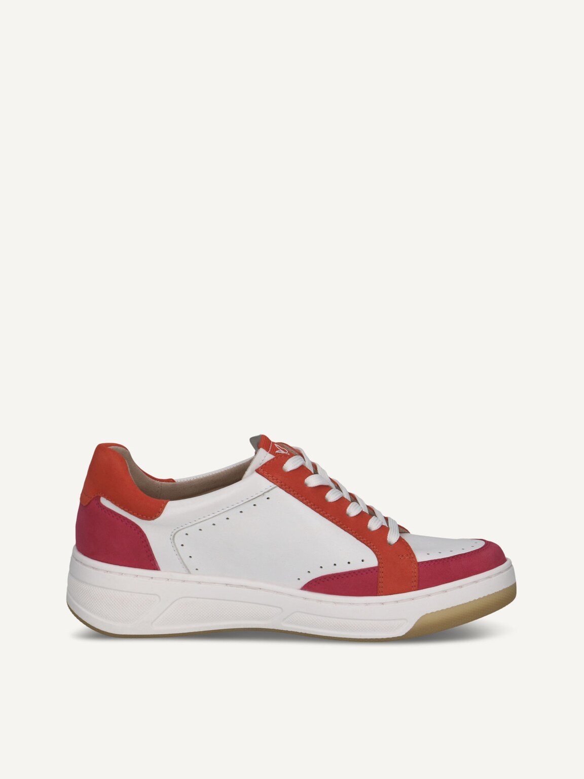 Caprice, Leather Sneaker - white WHITE COMB, image 3 of 5
