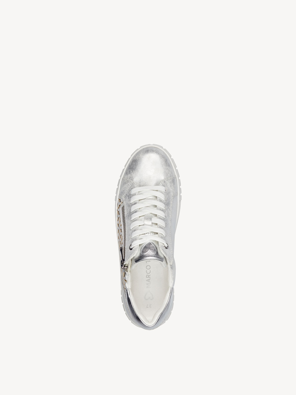 Marco Tozzi, Sneaker - grigio LT. GREY COMB, immagine 3 di 6