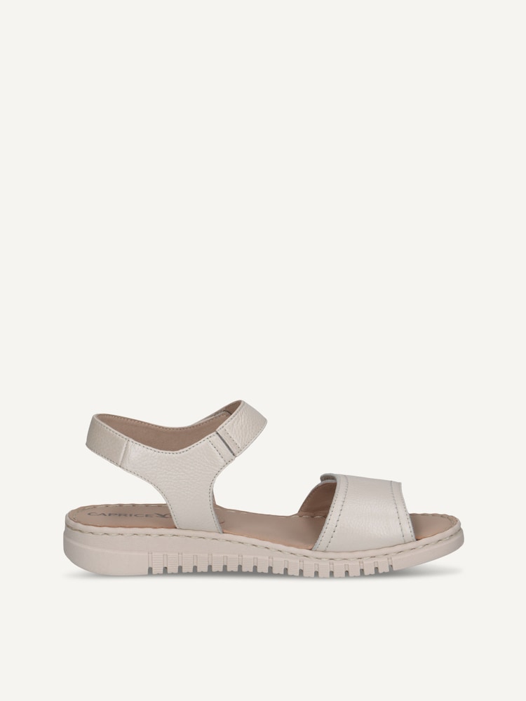 Caprice, Leather Heeled sandal - white PEARL NAPPA, image 5 of 7