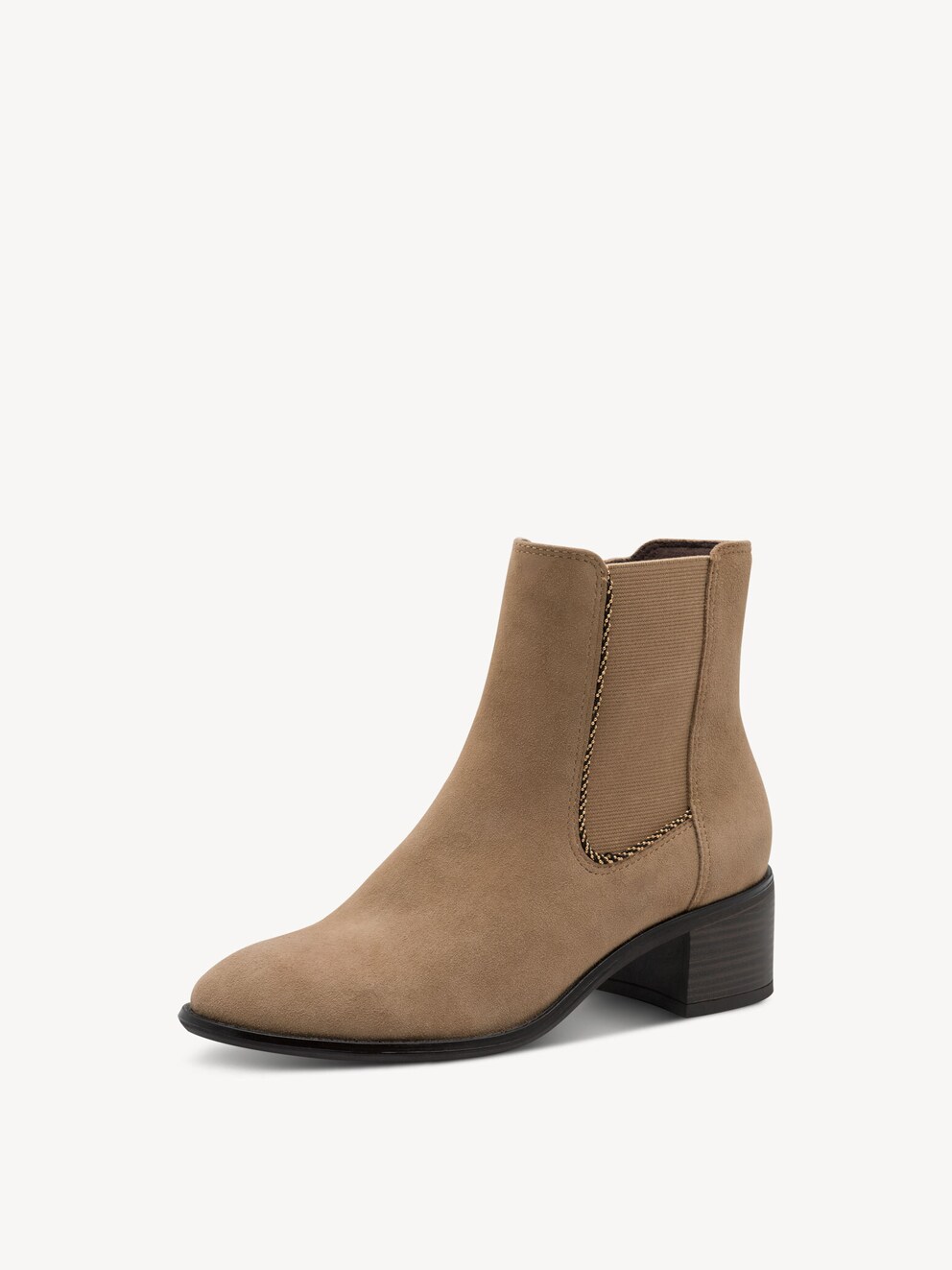 Marco Tozzi, Leder Chelsea Boot - beige BEIGE, Bild 1 von 7
