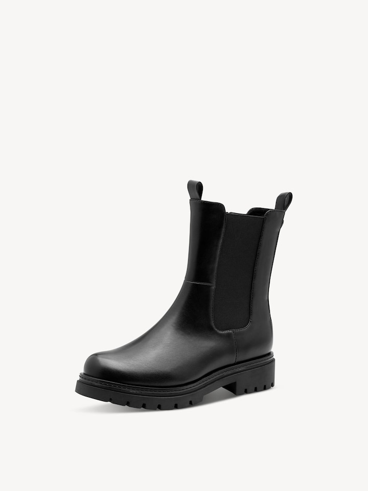Marco Tozzi, Chelseaboot - zwart BLACK