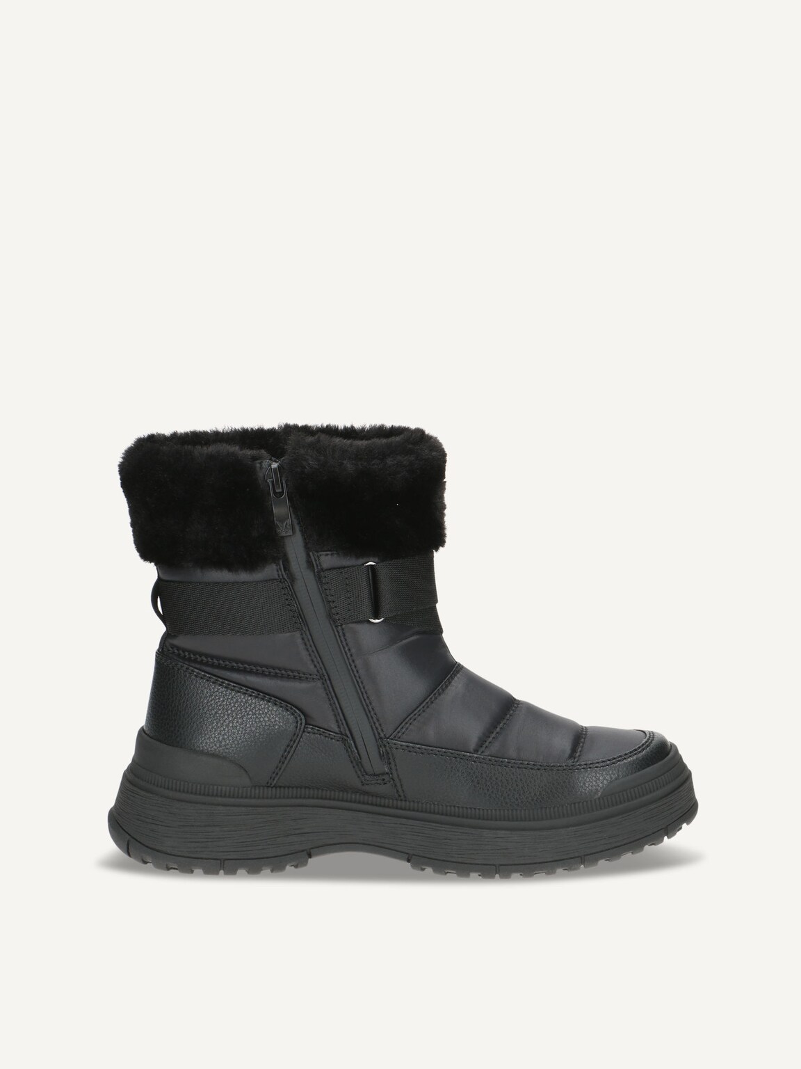 Caprice, Bootie - black warm lining BLACK COMB, image 3 of 5