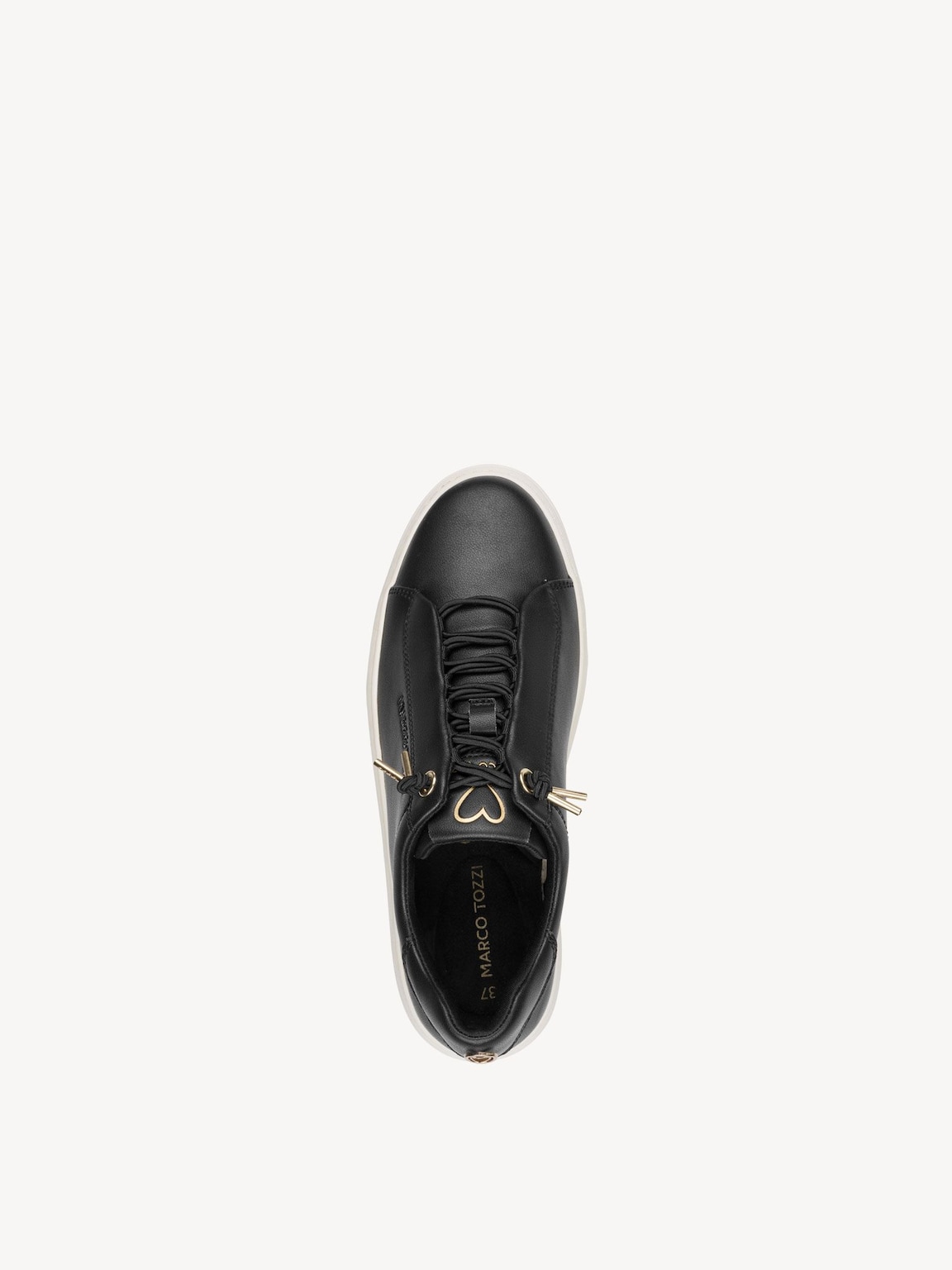 Marco Tozzi, Sneaker - nero BLACK/GOLD, immagine 3 di 6