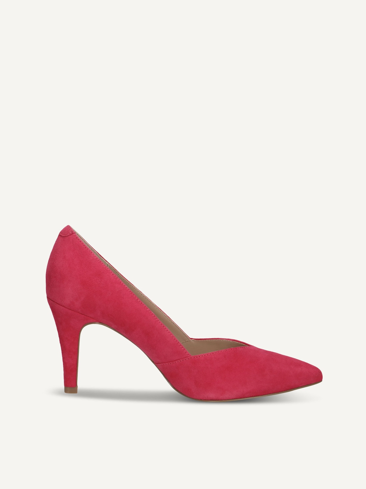 Caprice, Escarpin en cuir - rose vif PINK SUEDE, image 3 sur 5
