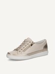 Not selected, Caprice, Leather Sneaker - metallic CREAM COMB
