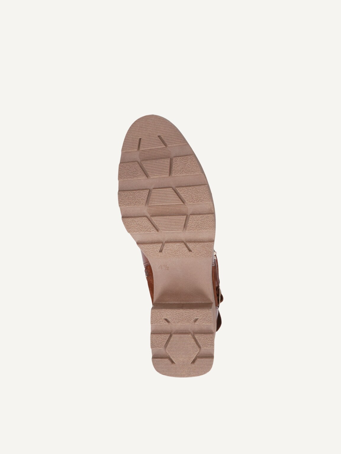Caprice, Leather Bootie - brown COGNAC COMB, image 4 of 5