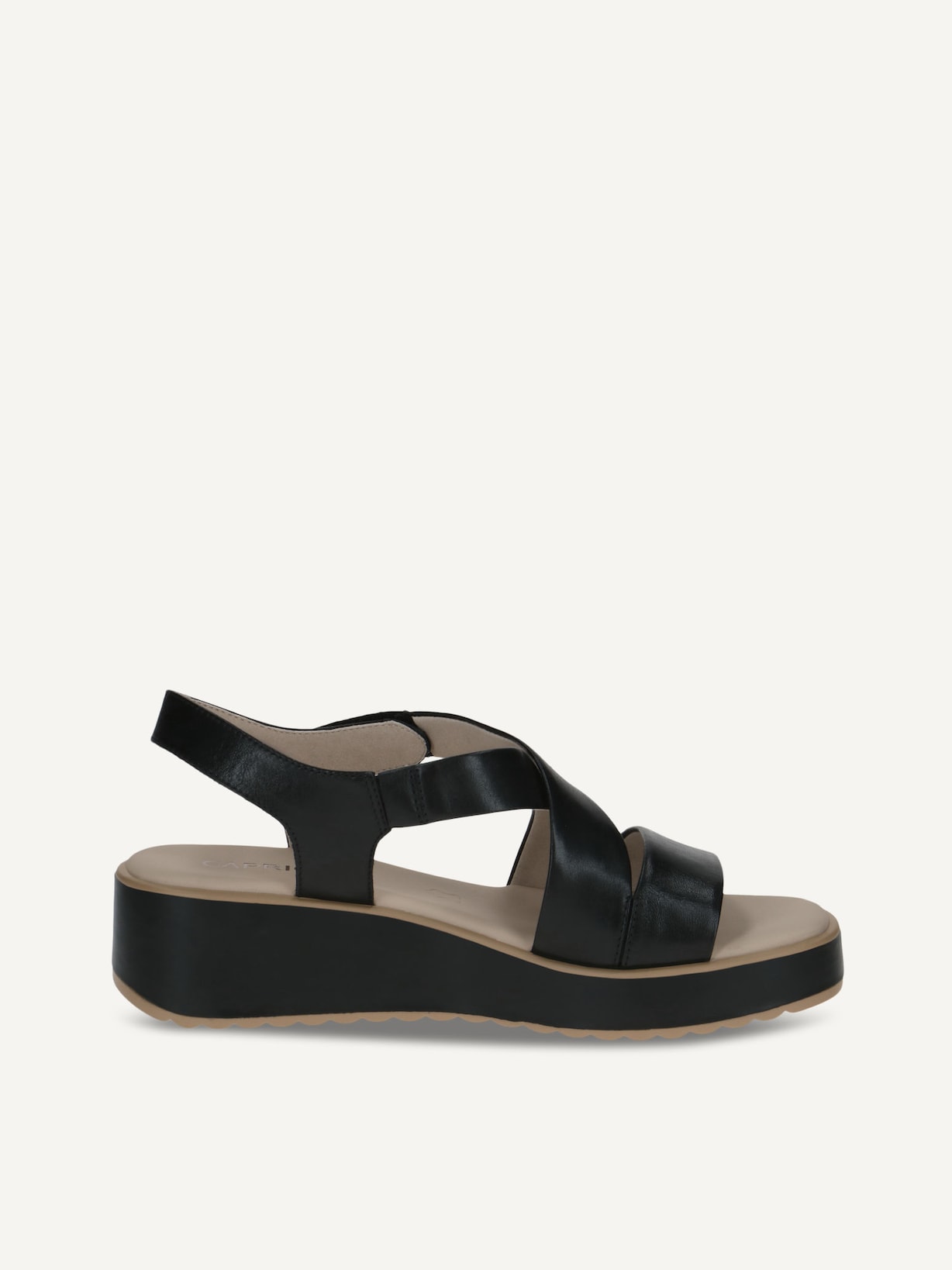 Caprice, Sandale en cuir - noir BLACK NAPPA, image 3 sur 5