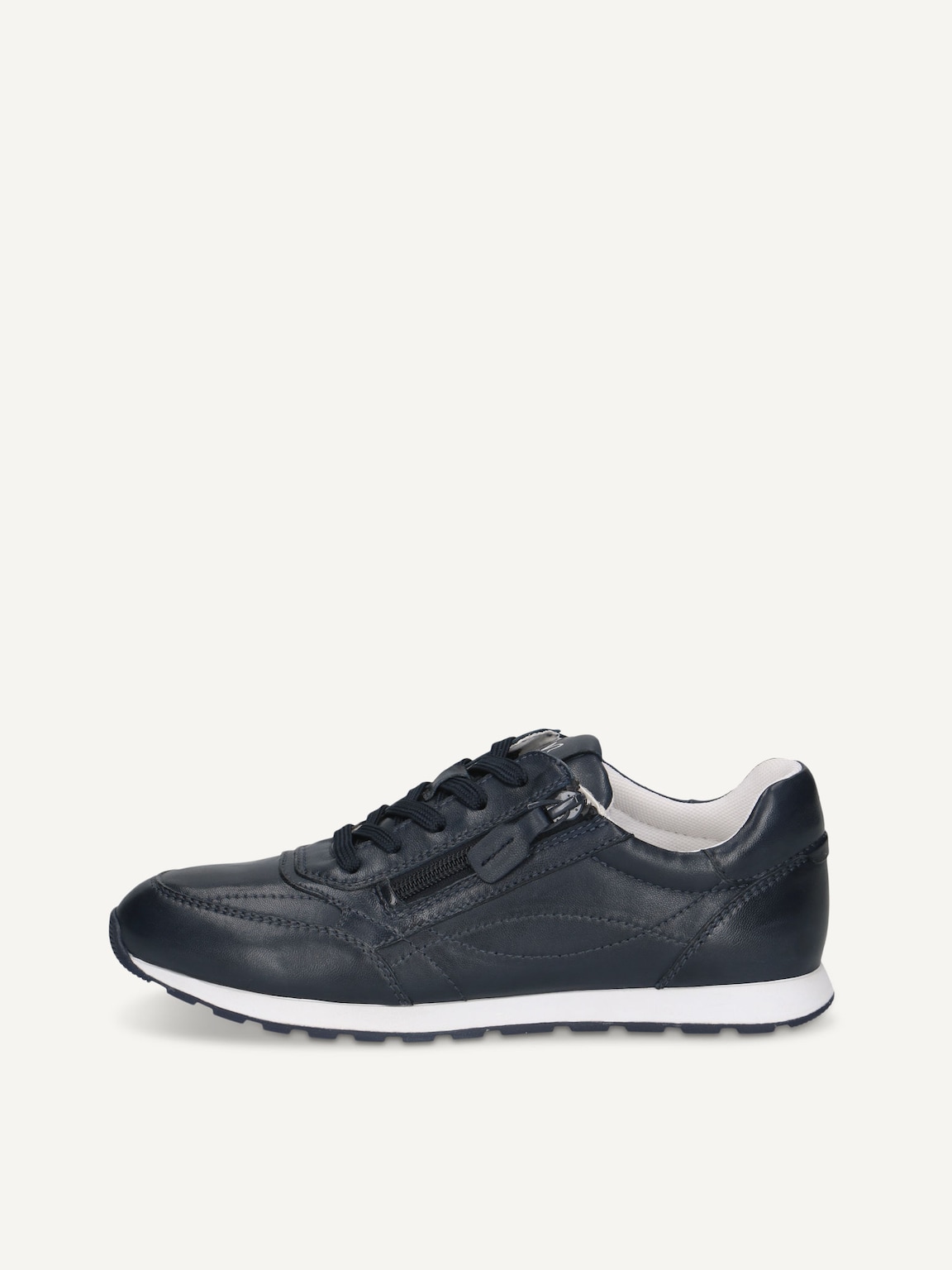 Caprice, Leather Sneaker - blue OCEAN SOFTNAP., image 2 of 5
