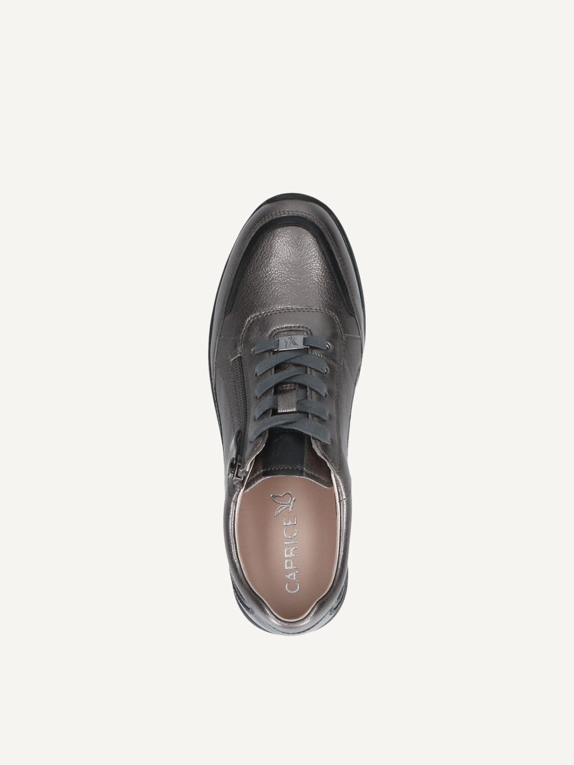 Caprice, Leather Low shoes - grey DK GREY METAL., image 5 of 5