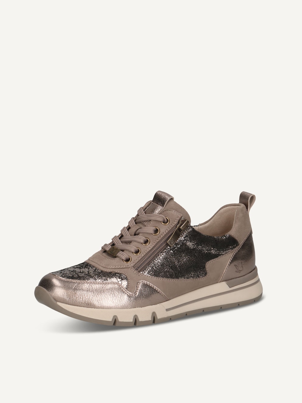 Caprice, Basket en cuir - marron TAUPE MET.COMB, image 2 sur 5