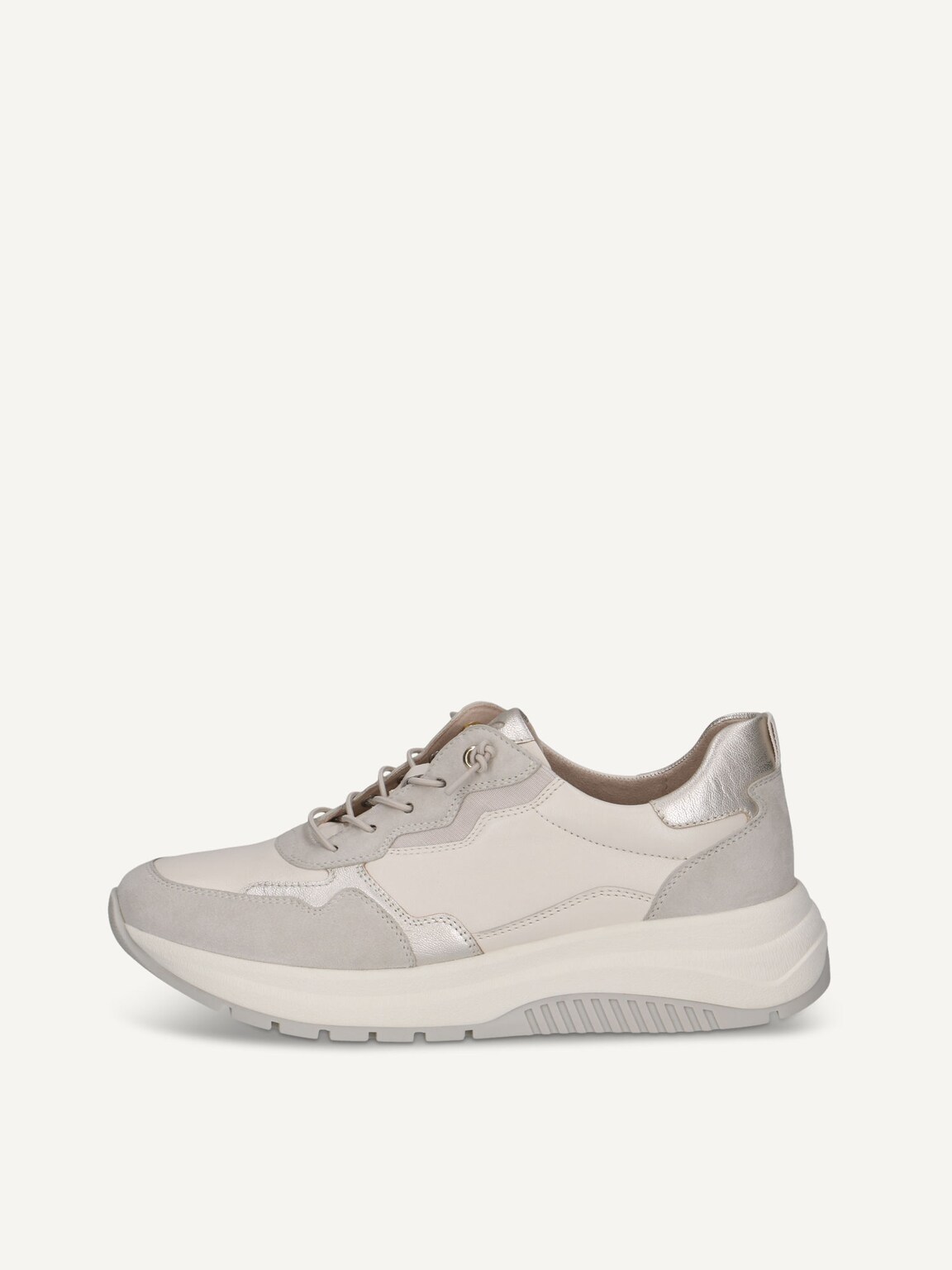 Caprice, Leather Sneaker - white OFFWHITE COMB, image 2 of 5