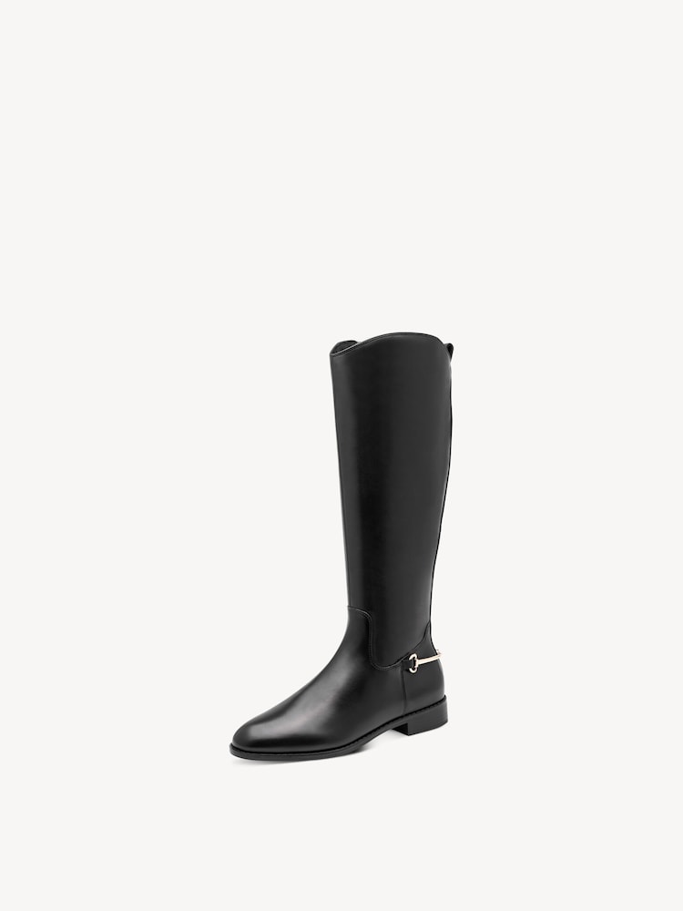 Marco Tozzi, Lederstiefel - schwarz BLACK, Bild 3 von 7