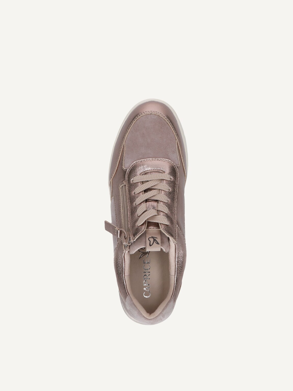 Caprice, Leather Sneaker - beige TAUPE COMB, image 5 of 5