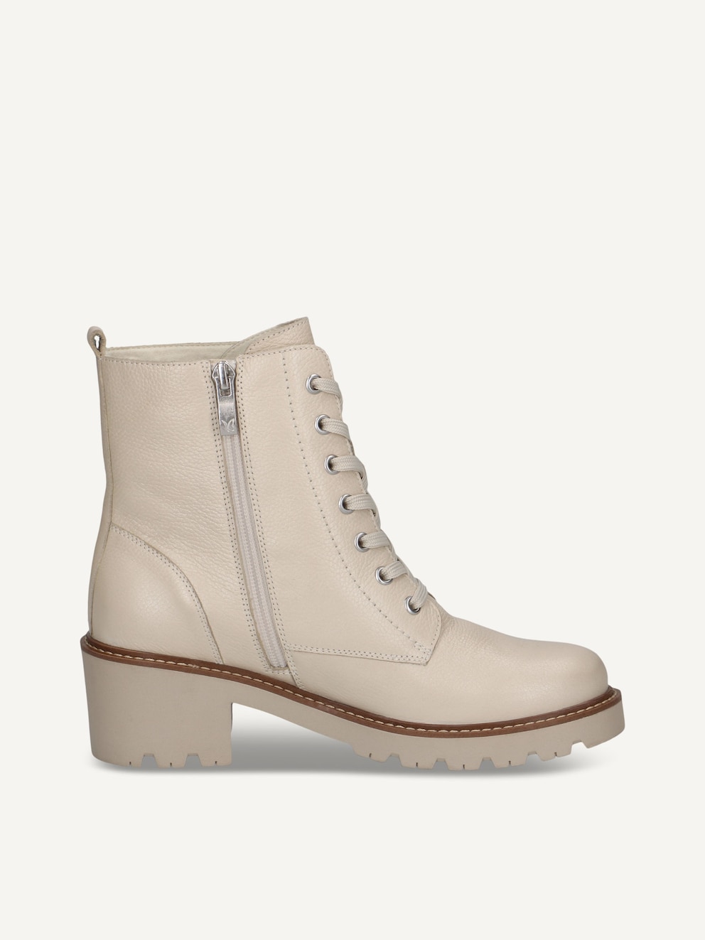 Caprice, Bottine en cuir - blanc doublure chaude OFFWHITE PERL., image 3 sur 5