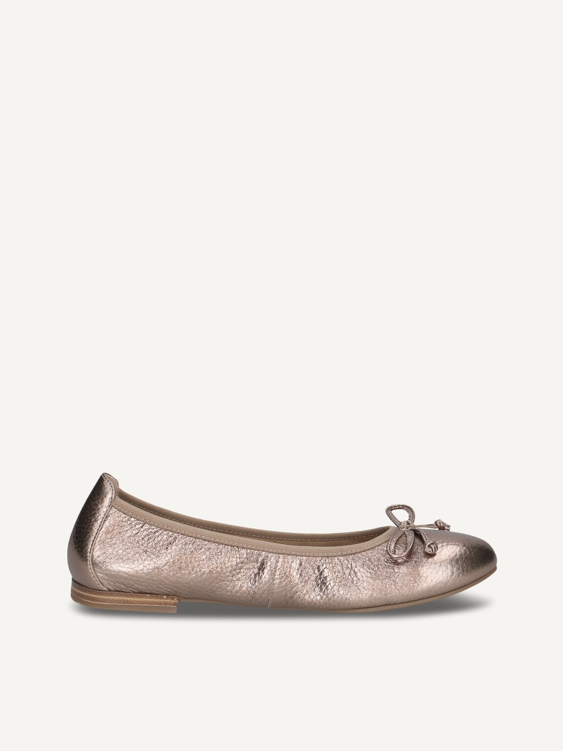 Caprice, Leather Ballerina - brown TAUPE MET.DEER, image 3 of 5