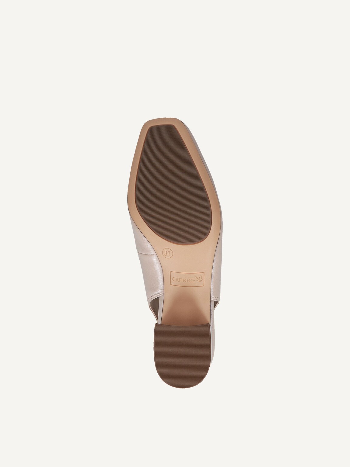 Caprice, Leather sling pumps - beige BEIGE PERLATO, image 4 of 5