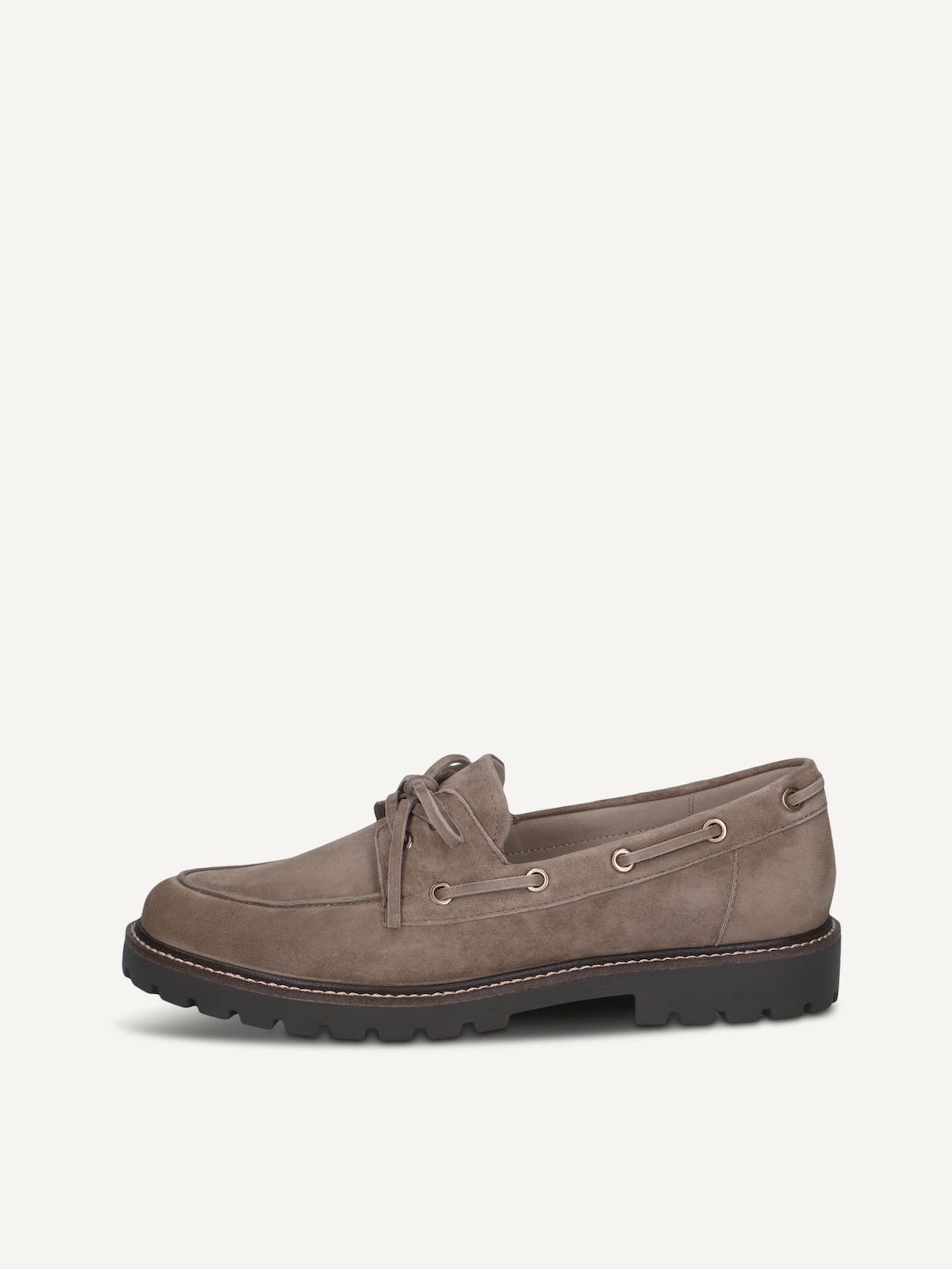 Caprice, Leather Low shoes - brown TAUPE SUEDE, image 3 of 6