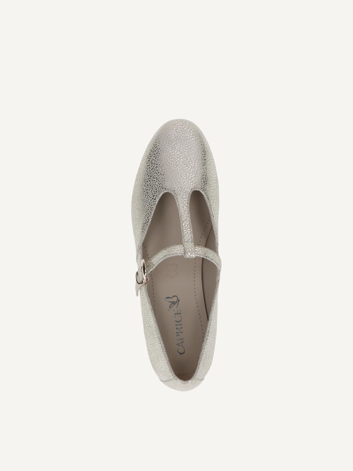 Caprice, Leather Slipper - gold OFFWH/LT GOLD, image 5 of 5