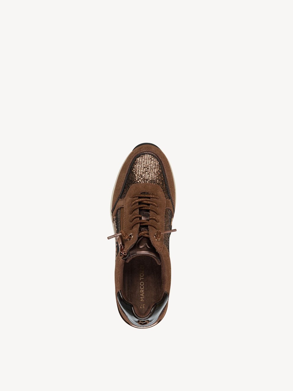 Marco Tozzi, Basket - marron CHOCO COMB, image 5 sur 6