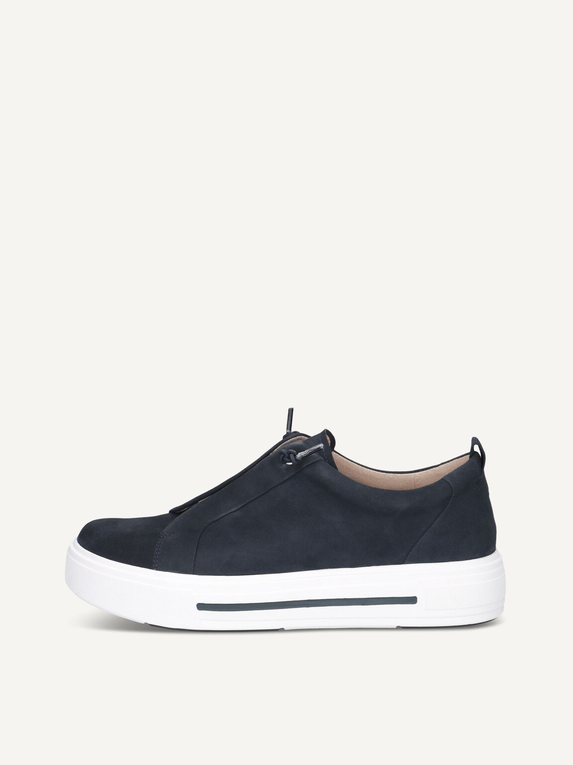 Caprice, Leather Sneaker - dark blue OCEAN SUEDE, image 2 of 5