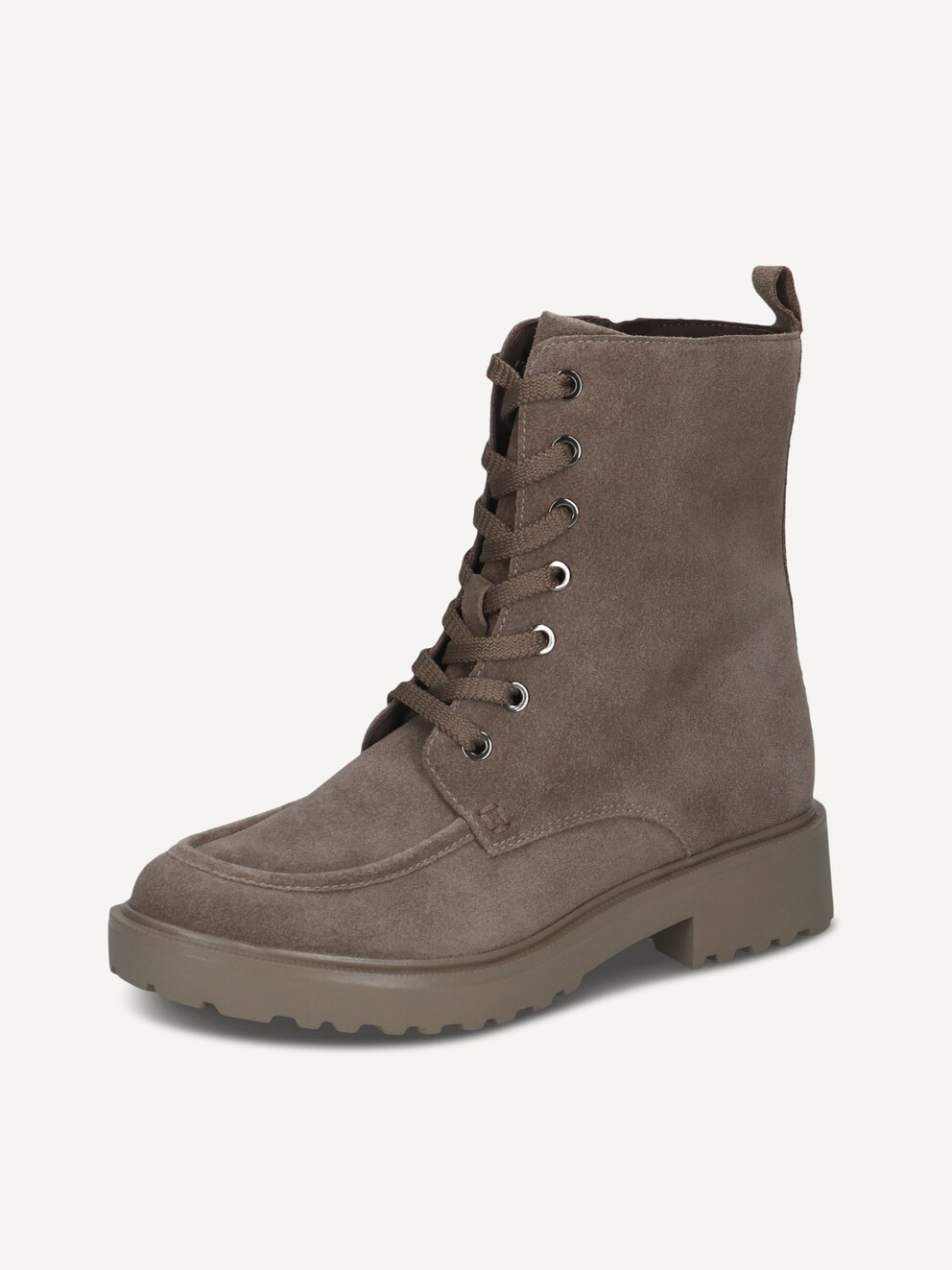 Caprice, Leather Bootie - beige DK TAUPE SUEDE, image 3 of 6