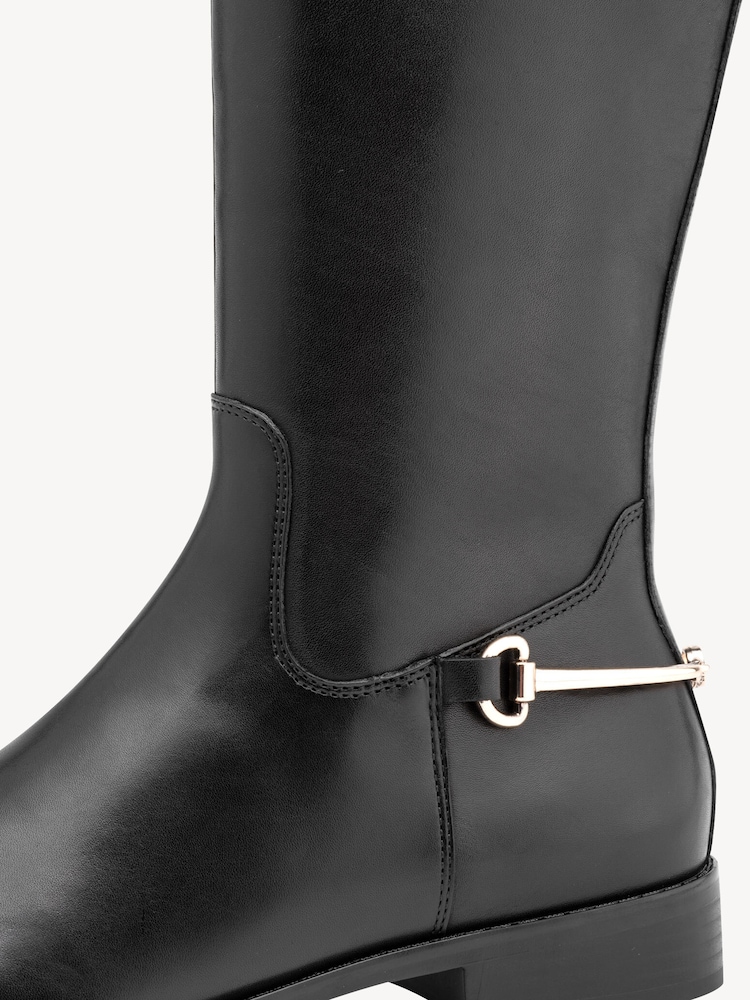 Marco Tozzi, Lederstiefel - schwarz BLACK, Bild 6 von 7