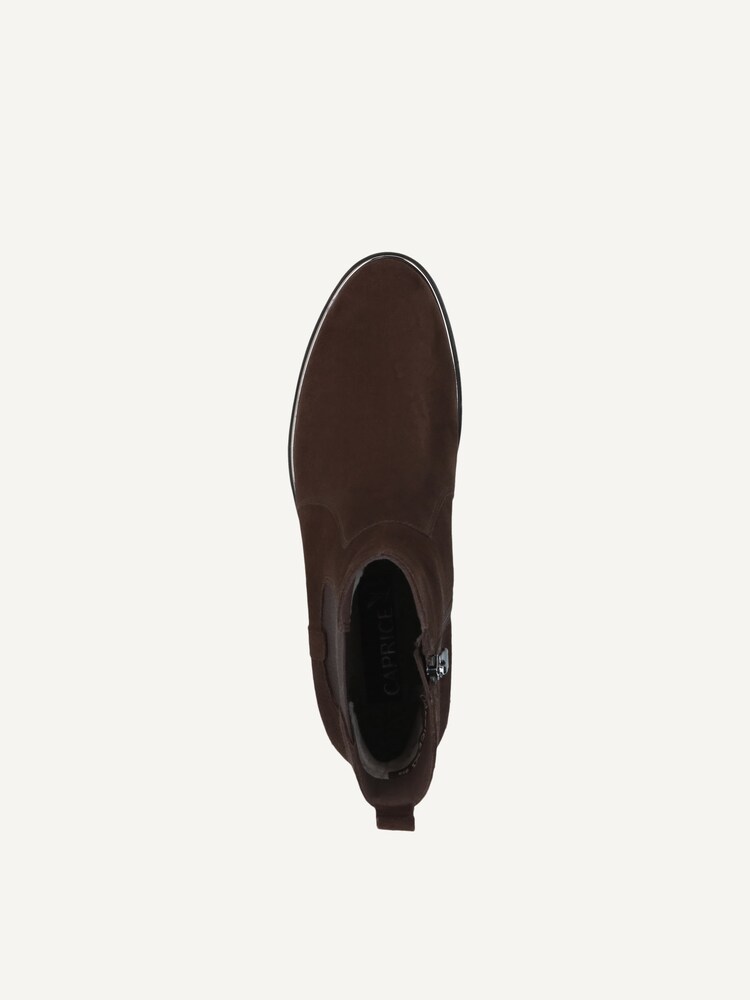 Caprice, Bootie - brown DK BROWN SUEDE, image 4 of 5