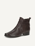 Not selected, Caprice, Leather Bootie - brown DK BROWN NAPPA