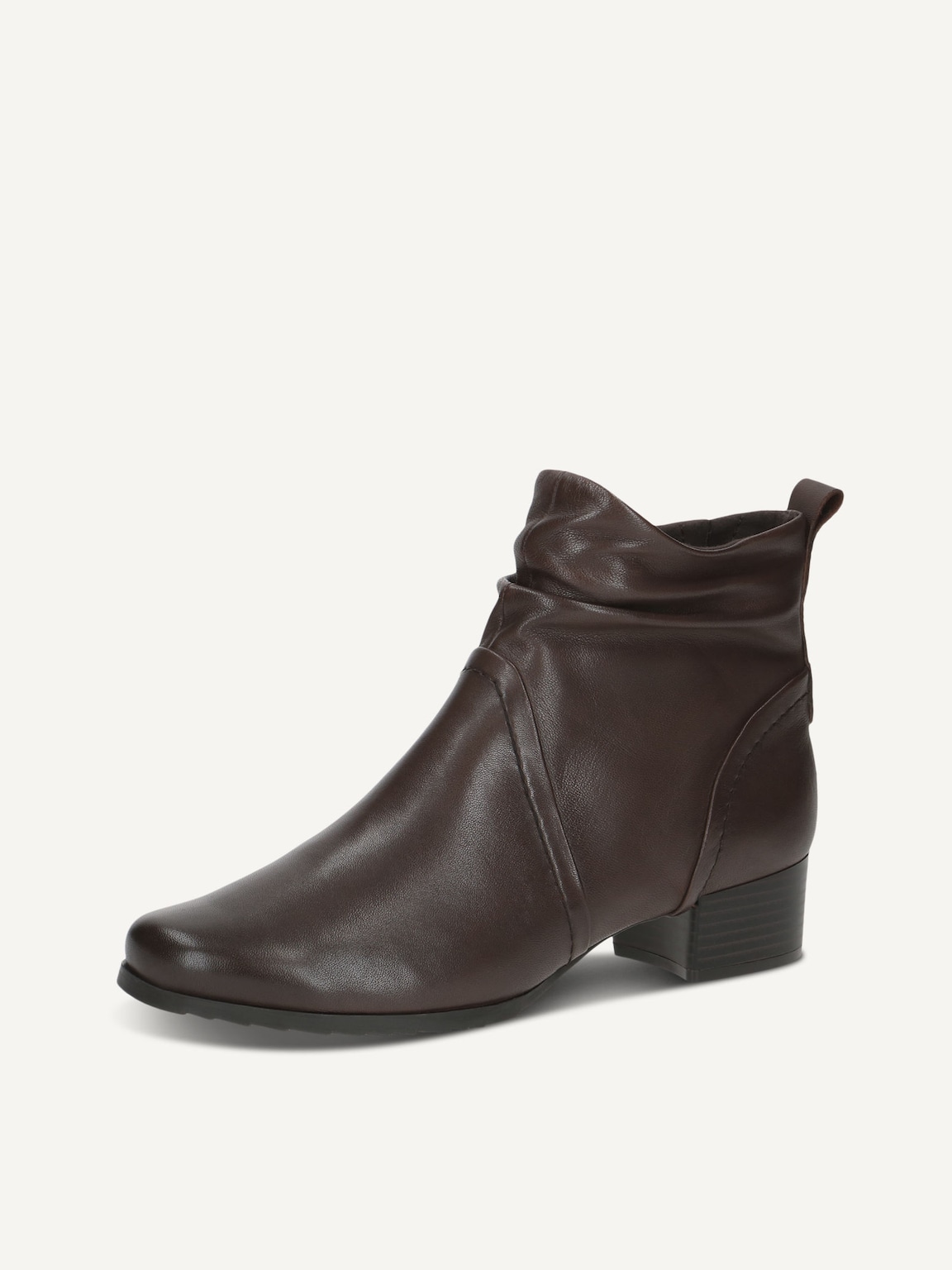 Caprice, Leather Bootie - brown DK BROWN NAPPA, image 1 of 5