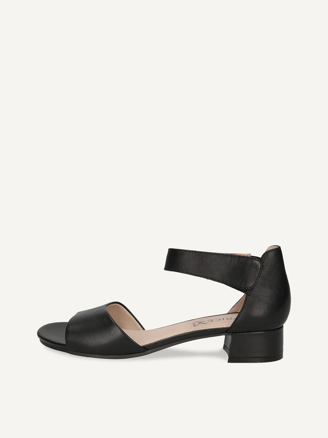 Caprice, Leather Heeled sandal - black BLACK NAPPA, image 2 of 5