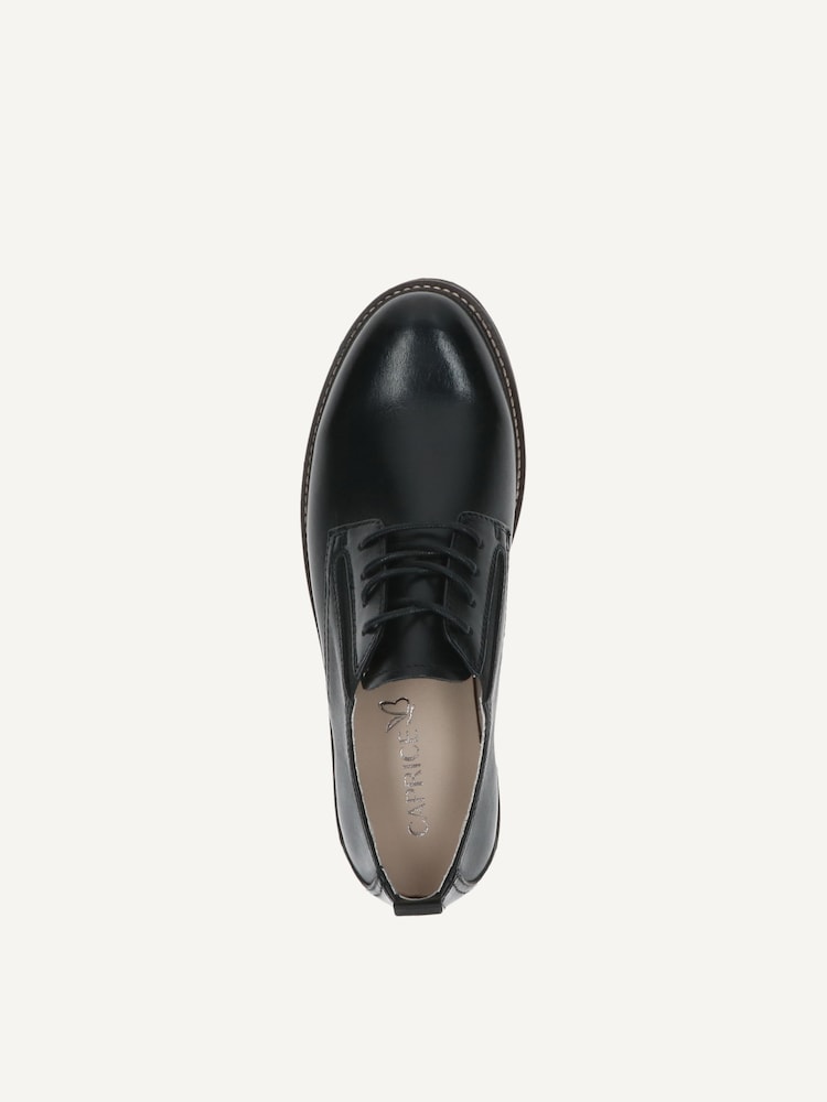 Caprice, Derbie en cuir - noir BLACK NAPPA, image 4 sur 5