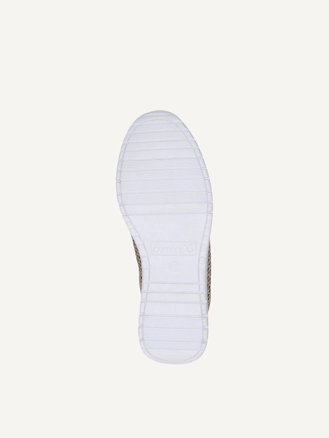 Caprice, Leather Sneaker - brown TAUPE METALLIC, image 5 of 6