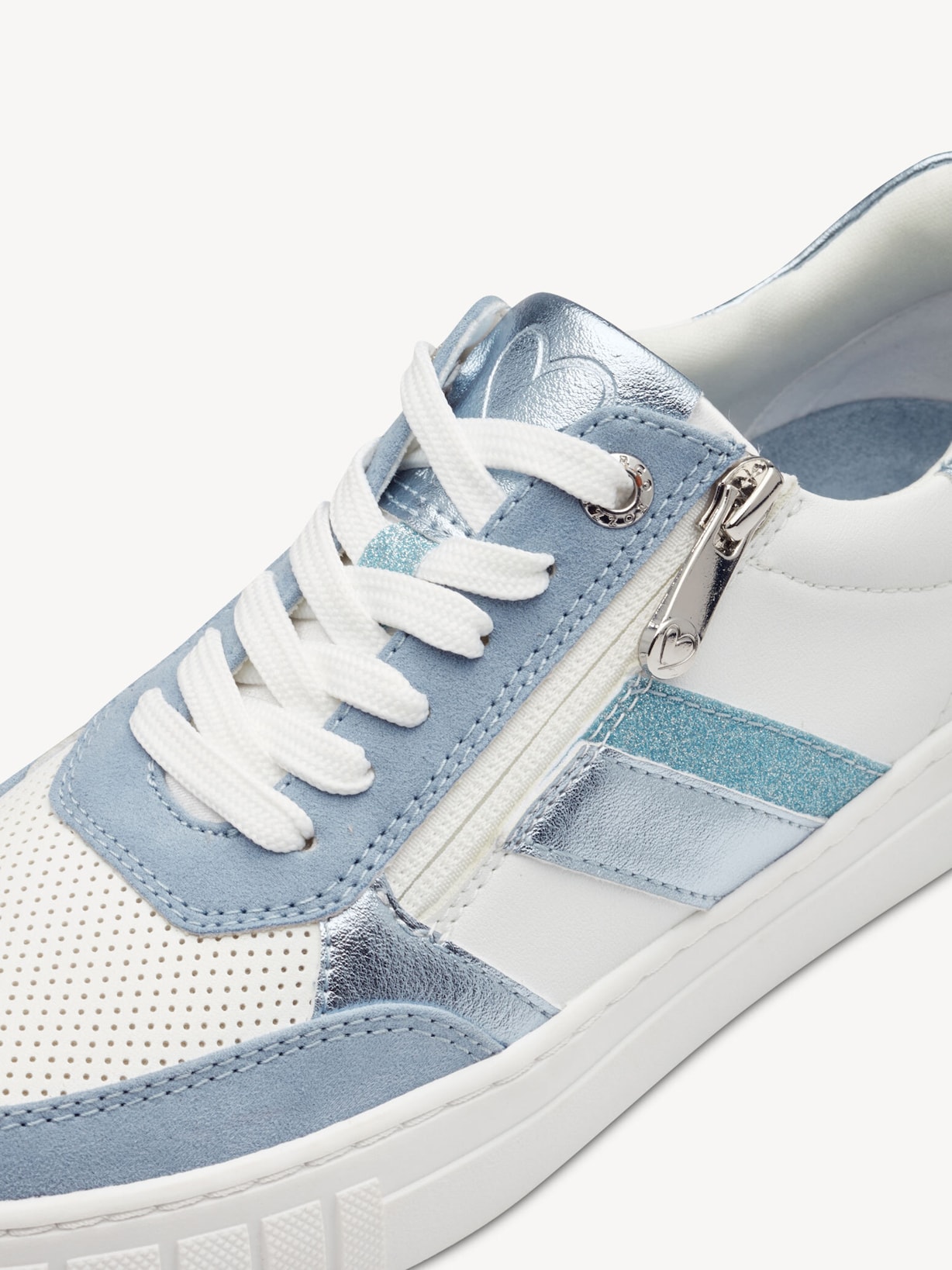 Marco Tozzi, Sneaker - weiß WHITE/LT.BLUE, Bild 4 von 6