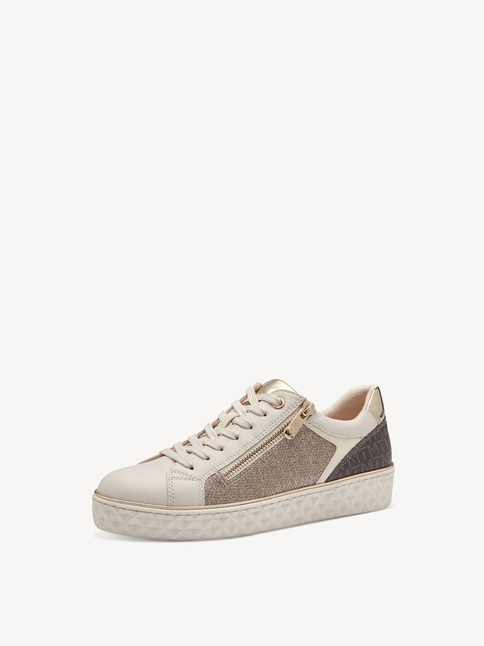Marco Tozzi, Sneaker - beige CREAM COMB, immagine 2 di 6