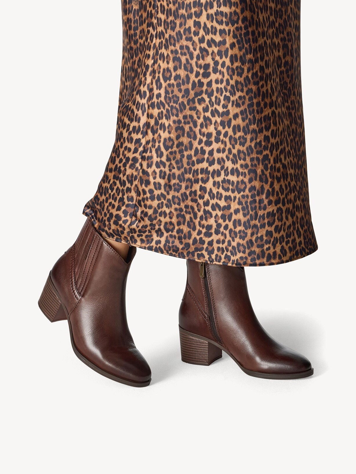 Marco Tozzi, Lederstiefelette - braun CAFE, Bild 2 von 7