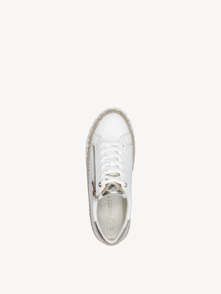 Marco Tozzi, Sneaker - bianco WHITE COMB, immagine 3 di 6